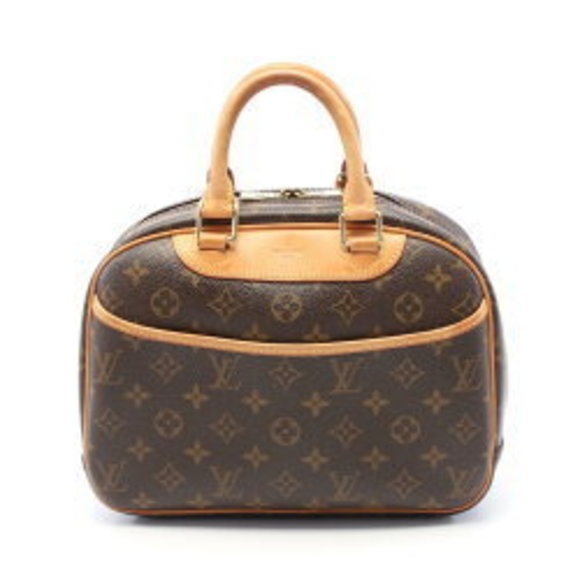 Louis Vuitton Trouville handbag Leather Monogram brown - Picture 1 of 8